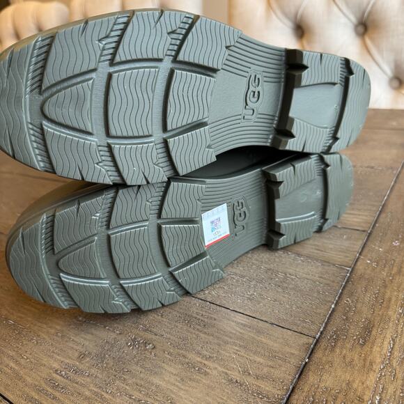 UGG Women's Size 11 Droplet Mid Rainboot Forest Night Green NEW w/Box - Picture 7 of 12